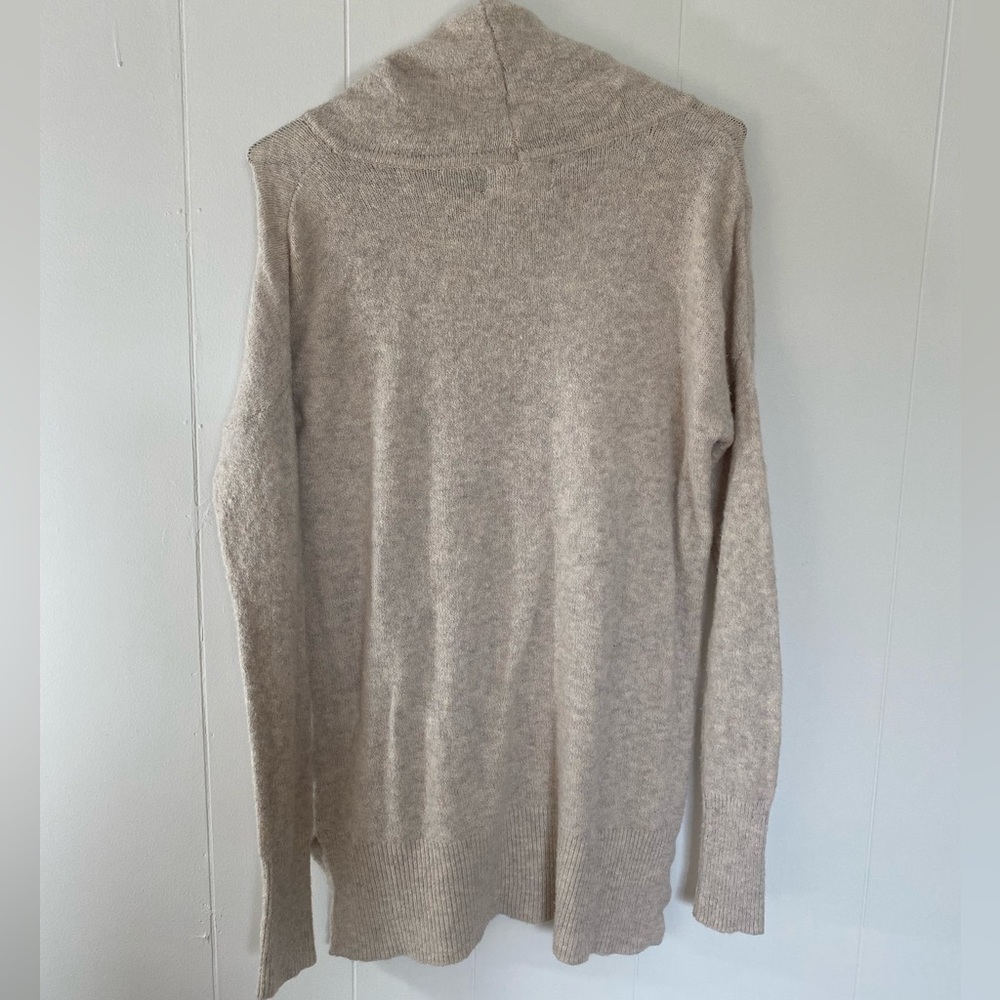 ANTHROPOLOGIE RUBY MOON women’s beige tan cowl neck sweater - extremely soft! - Picture 5 of 5